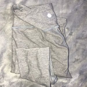 grey lululemon full length leggings sz 4